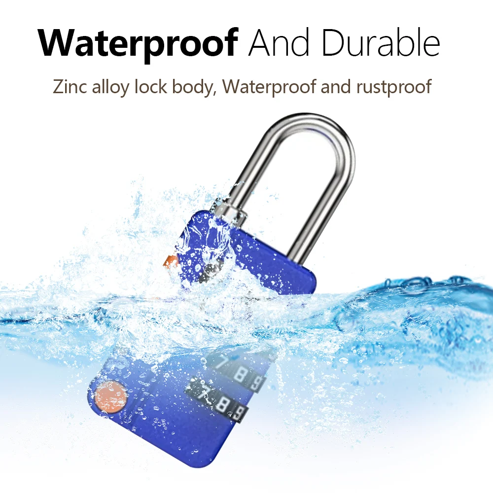 Outdoor Sport Bag - Keyless 4-Digit Combination Padlock for Travel