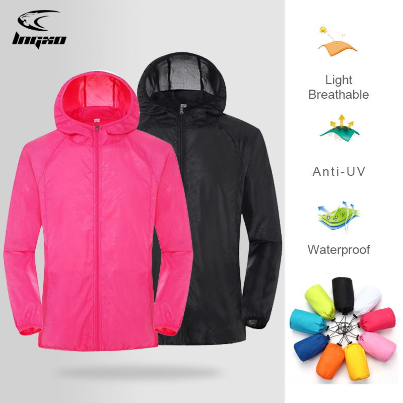 Men Women Hiking Jacket Waterp - Outdoor Sport Windbreaker recension och pris