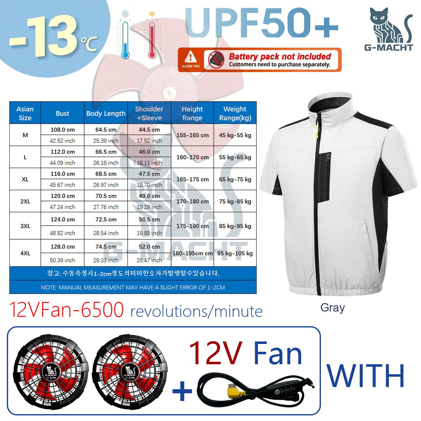 Summer 4 Fans Air Conditioning - Outdoor Sport Windbreaker recension och pris