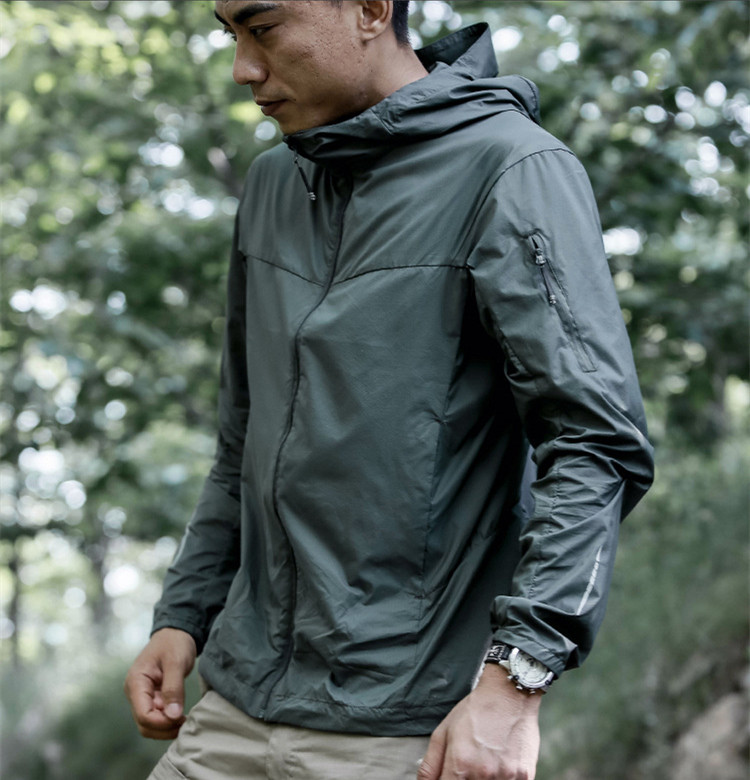 FSTAR-Men's Breathable Sun Pro - Outdoor Sport Windbreaker recension och pris