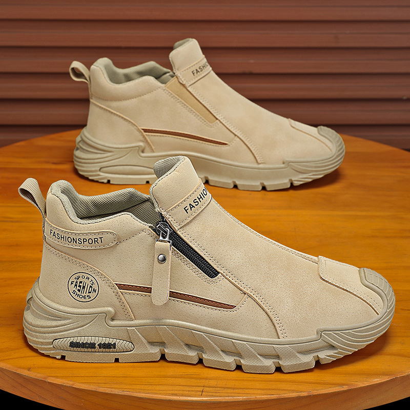 Men's Casual Zipper Closed Sho - Outdoor Sport With Sticks recension och pris