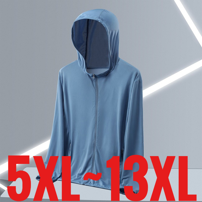Extra Plus Size Men's Sun Prot - Outdoor Sport Windbreaker recension och pris