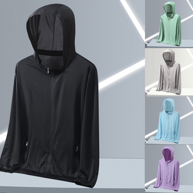 Extra Plus Size Men's Sun Prot - Outdoor Sport Windbreaker recension och pris