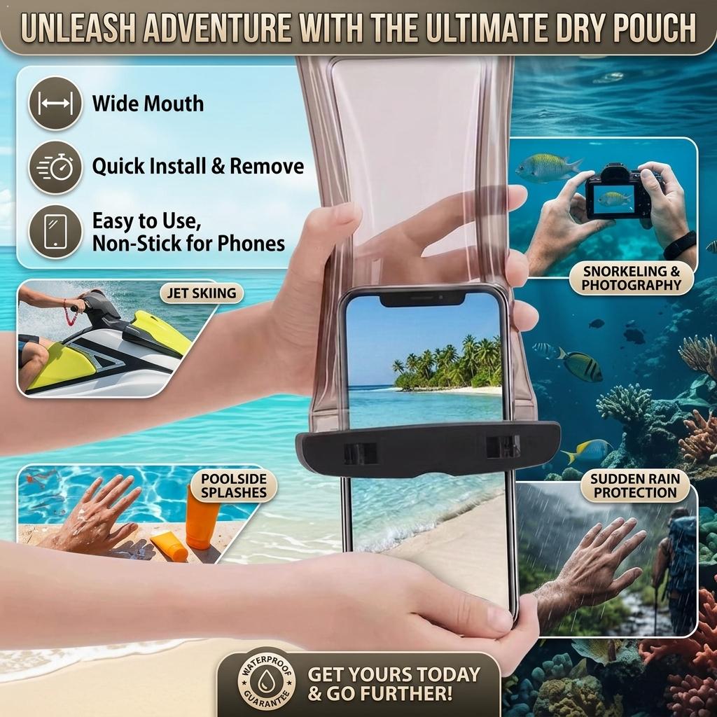 Clear Waterproof Phone Case Dr - Outdoor Sports Accessories recension och pris